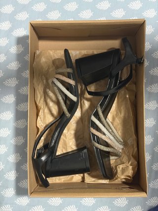 Sandalias de tacón D'Angela negras