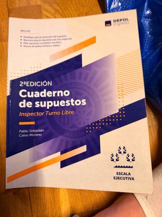 Cuaderno de supuesto INSPECTOR POLICÍA