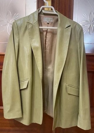 Americana Cortefiel Collection verde talla 46
