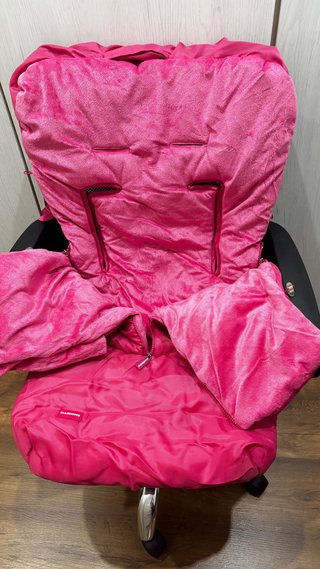 Saco para cochecito de bebé rosa