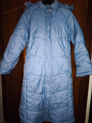 Anorak largo azul