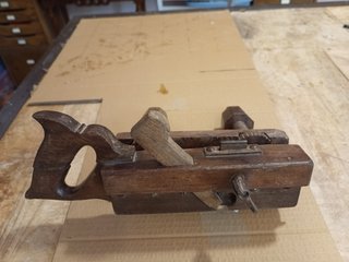 Cepillo de Carpintero Antiguo de Madera
