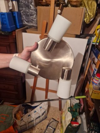 Lámpara de techo con tres focos