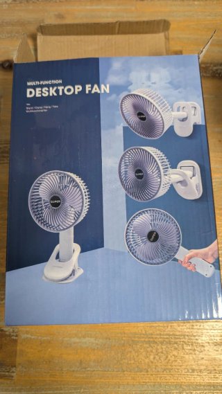 Ventilador de Sobremesa con Carga USB-C