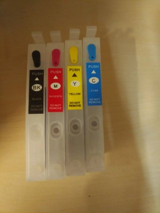 Set de 4 Cartuchos Rellenables Epson 405