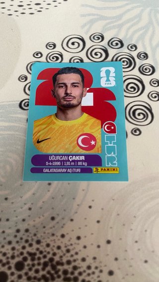 Cromo Panini Uğurcan Çakır - Mundial FIFA 2026