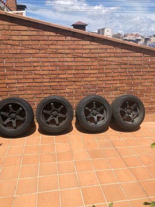 Llantas Japan Racing 3 Negras Mate 4x100/108