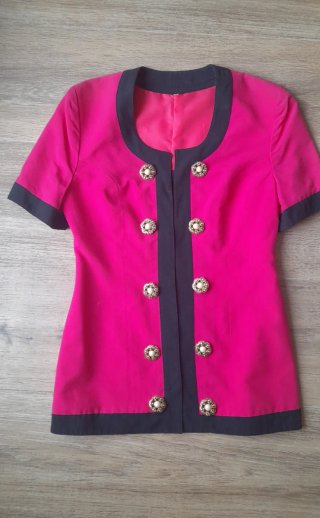 Parte de arriba fucsia elegante
