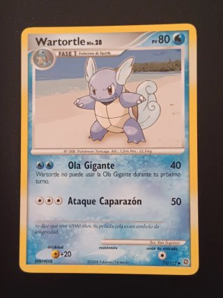Carta Pokémon Wartortle 75/132