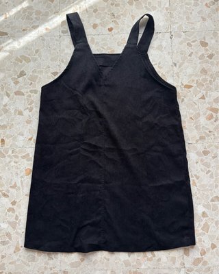Peto de pana negro Shein Talla L