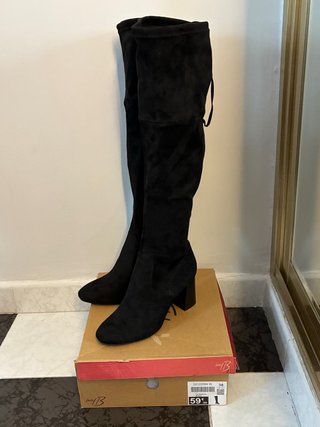 Botas Altas Negras myB Talla 38