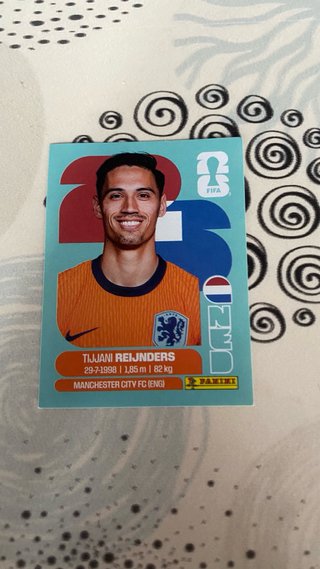 Cromo Panini Tijjani Reijnders - Mundial FIFA
