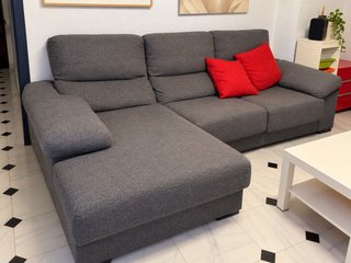 Sofá Chaiselongue Gris