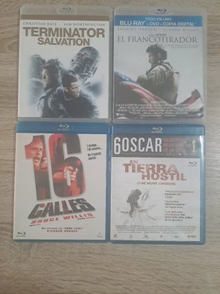 Lote de 4 Películas en Blu-ray