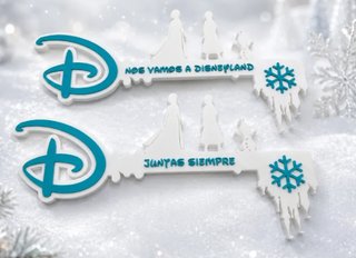 Set de 2 Llaves Decorativas Disneyland