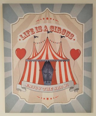 Cuadro IKEA Life is a Circus