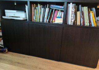 Mueble de Salón con Estantería ikea bestä