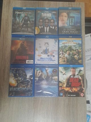 Lote de 9 Películas en Blu-ray