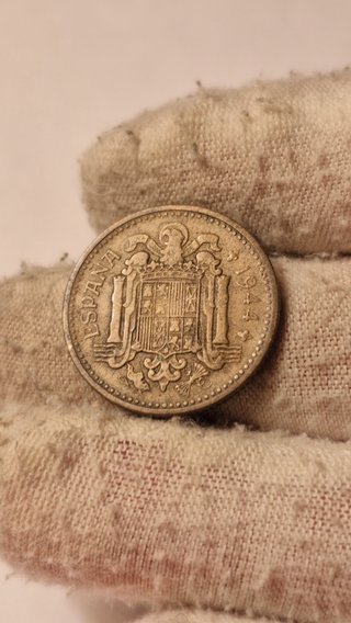 Moneda 1 Peseta 1944 España