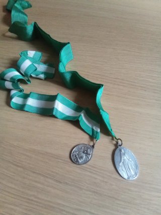 Conjunto de 2 Medallas Religiosas Antiguas
