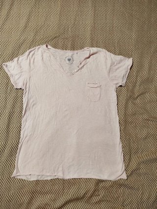 Camiseta Rosa Manga Corta Green Coast