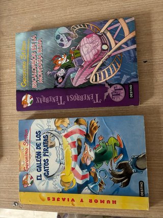 2 Libros Geronimo Stilton
