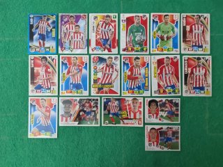 Lote de cartas Atlético de Madrid Panini La liga.