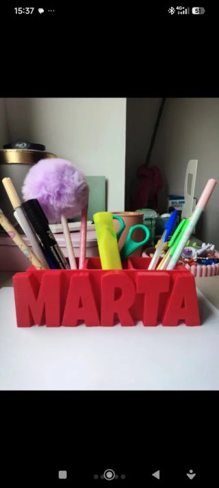 Bote organizador personalizado nombre