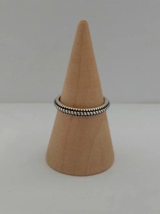 Anillo ajustable de plata