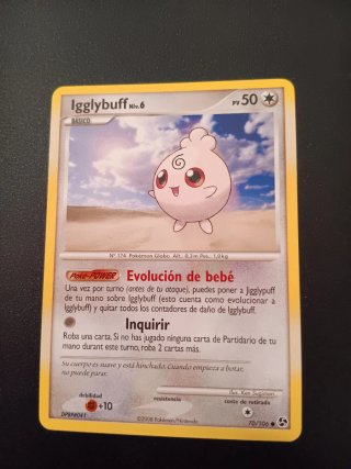 Carta Pokémon Igglybuff 70/106