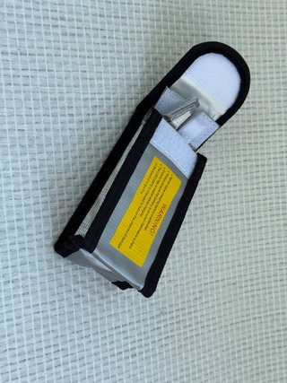 Funda ignífuga para batería de dron