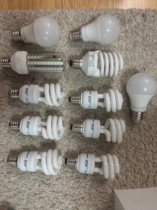 Lote de 11 Bombillas E27 LED y Bajo Consumo