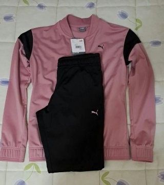 Chándal Puma Mujer Rosa y Negro