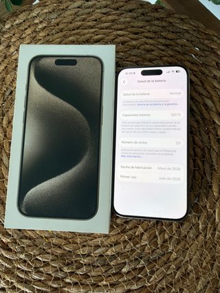 iPhone 15 Pro( bateria recien cambiada )