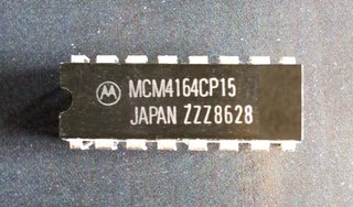 Lote 8 Memorias Motorola 4164 Apple II