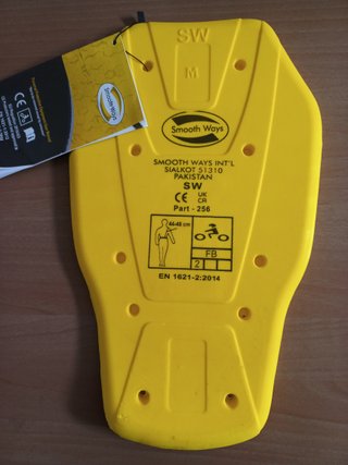 Espaldera Moto Nivel 2, Homologada CE + UK 42cm M