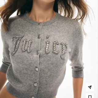 Cárdigan Gris Juicy Couture