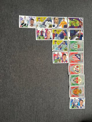 Lote de 15 Cromos de Fútbol