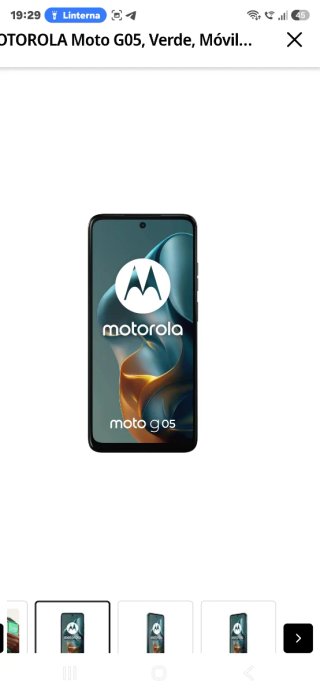 Motorola Moto G05 Verde