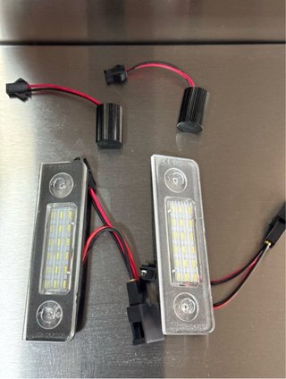2 Luces LED Matrícula cambu Seat Toledo 2 3 Skoda