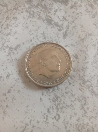 Moneda de plata 100 Pesetas de 1966