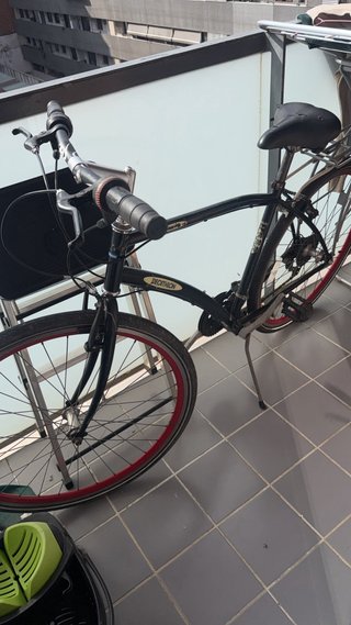 Bicicleta Decathlon Negra