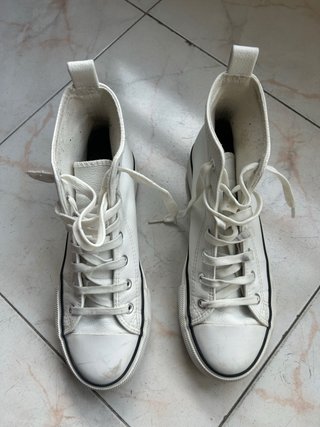 Zapatillas Altas Blancas