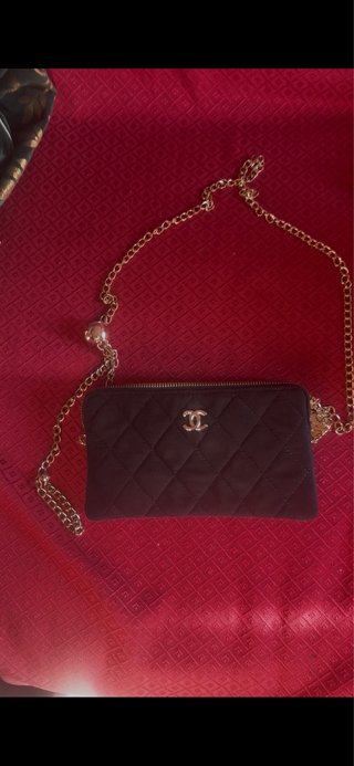 Pochette Chanel Make-up con catena