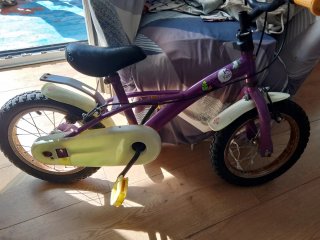 Bicicleta Infantil Morada
