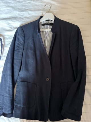 Blazer Azul Marino Zara