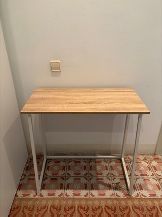 Escritorio Plegable Madera y Metal