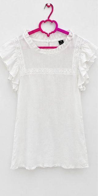 Blusa Blanca Shein Talla XS