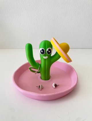 Joyero Cactus con Sombrero