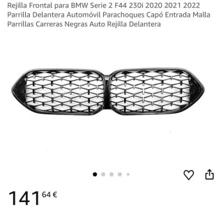 Rejilla Delantera BMW Serie 2 F44 M-Power